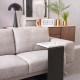 Aston Recliner Sofa, 210, Grey (with ottoman) [In-Stock x2]